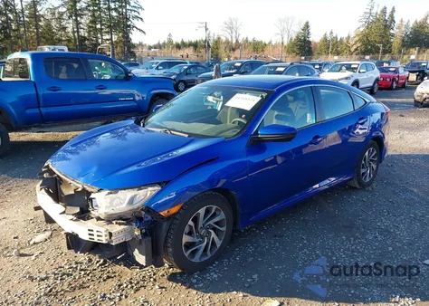 2018 Honda Civic Ex z USA, uszkodzony, nr VIN 2HGFC2F71JH535421